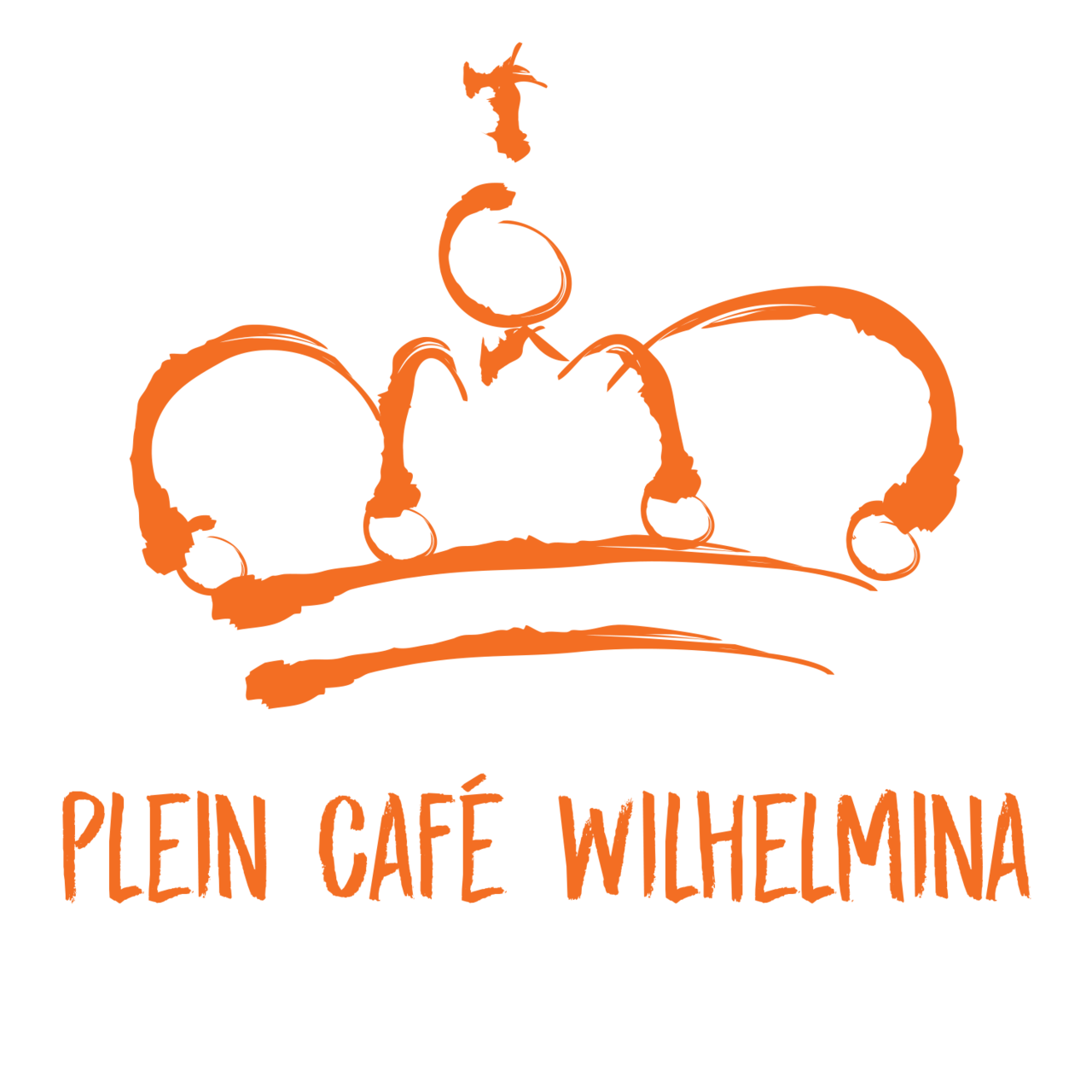 logo – pleincafe-kroontje_oranje